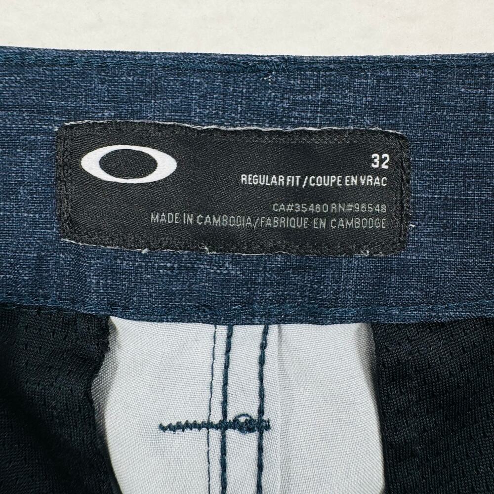 Oakley Mens Shorts Size 32 Navy Lightweight Casual Golf Tennis Athlesuire - Picture 5 of 9
